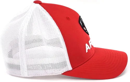 Miniatura 3 de ARIAT Red Flexfit USA Shield Logo Gorra para hombre