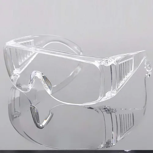 Miniatura 6 de Calabria 1003 Gafas de seguridad grandes que se ajustan sobre anteojos graduados Fitover para hombres y mujeres, envolventes, tintadas, Transparente