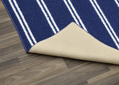 Miniatura 5 de Garland Rug Avery - Alfombra a rayas de 9 pies x 12 pies, antideslizante, suave, resistente a las manchas, ideal para salas de estar y pasillos