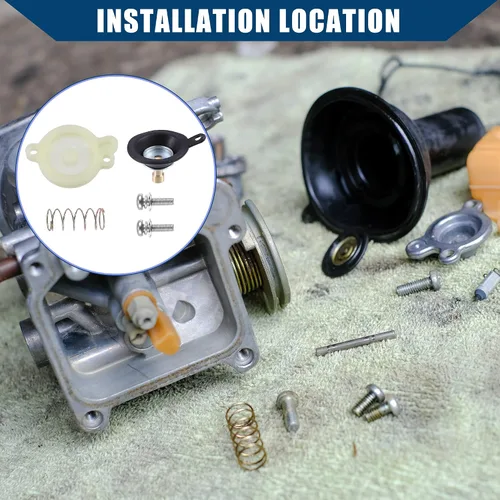 Miniatura 2 de 3LD-14958-00-00 / Cubierta de diafragma delantero/carburador para Yamaha Road Star 1600 1700 XV1600 XV1700 1999-2007 / Kit de reparación