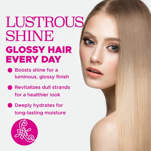 Miniatura 6 de Set de champú y acondicionador Luseta de perla brillante, suaviza y humecta, combate el encrespamiento y añade brillo, hidratante para cabello
