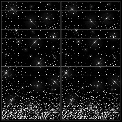 Miniatura 12 de 9 Hojas de Transferencias de Diamantes de Imitación Termoadhesivos, Calcomanías de Transferencia Hotfix de Cristal con Purpurina, Apliques