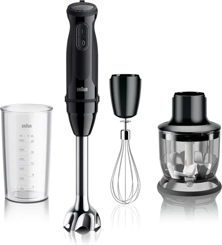 Miniatura 10 de Braun MQ50001M Vario - Batidora de mano de inmersión de 21 velocidades con sistemas PowerBell VPlus, TurboBoost y EasyClick, cuchillas de acero