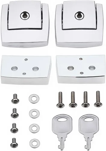 Miniatura 9 de Paquete de viaje negro Tour Pack Latch Compatible con Harley DAVIDSON Touring Electra Glide 1988-1998 1999-2013