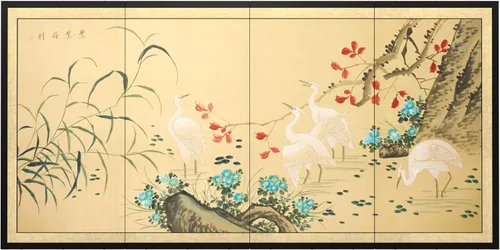 Miniatura 13 de Oriental Furniture - Bambú y cinco pájaros (36 pulgadas)