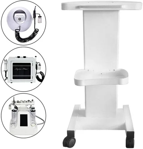 Miniatura 2 de Carrito móvil de salón y spa con bandejas, carrito profesional de belleza rodante con ruedas, organizador esteticista y almacenamiento