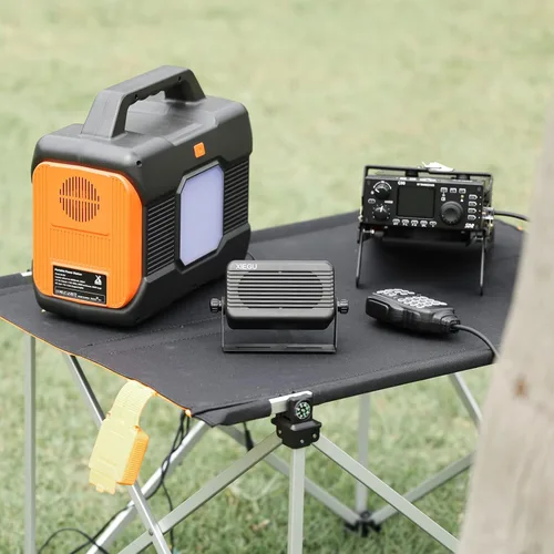 Miniatura 5 de Xiegu GY03 - Altavoz externo rectangular de 0.138 in con sonido estéreo para radio CB/móvil/jamón, transceptores HF, compatible con Xiegu X6100 G1M