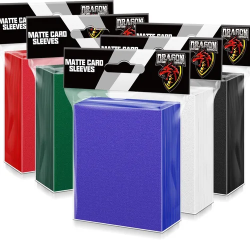 Miniatura 9 de 200 fundas negras para tarjetas, cargadores superiores para tarjetas intercambiables, fundas mate para tarjetas, protectores de tarjetas compatibles