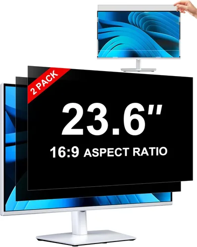 Miniatura 29 de ZOEGAA Pantalla de privacidad, pantalla de privacidad extraíble para monitor de computadora, antirreflejos y luz azul, compatible con HP Dell