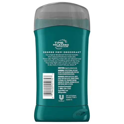 Miniatura 2 de Degree Men Extra Fresh Desodorante, Cool Rush, 3 oz