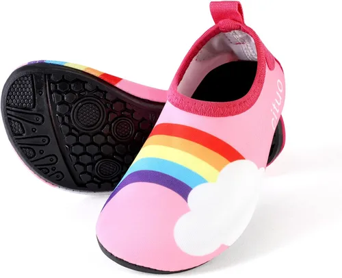 Zapatos de agua para niños al aire libre, secado rápido, calcetines acuáticos para deportes, playa, natación, surf, ligeros, para niños pequeños y