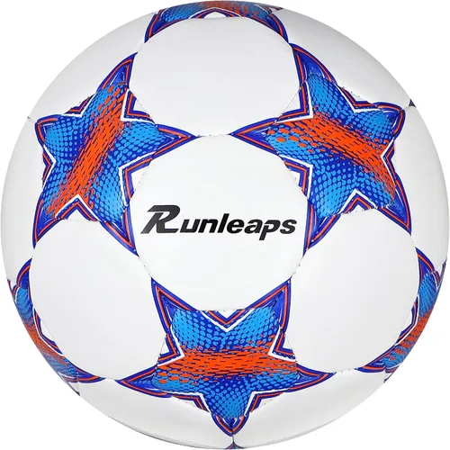 Miniatura 14 de Balón de fútbol Runleaps tamaño 1.5 y tamaño 3 y tamaño 4 y tamaño 5 para niños y adultos, pelotas de juguete con patrón de estrellas