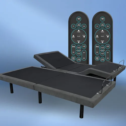 Miniatura 10 de iDealBed 5i - Base de cama ajustable personalizada, soporte de pared, masaje, gravedad cero, cargador USB doble, comodidad de un solo toque, memoria