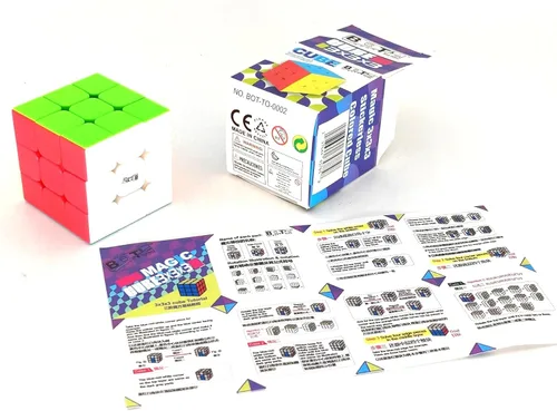 Miniatura 3 de Cubo Mágico 3x3x3 Cubo de colores sin pegatina, número de referencia BOT-TO-0002