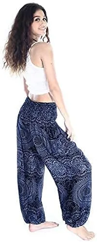 Miniatura 7 de Pantalones bohemios, pantalones harem, de yoga, para mujer, para la playa