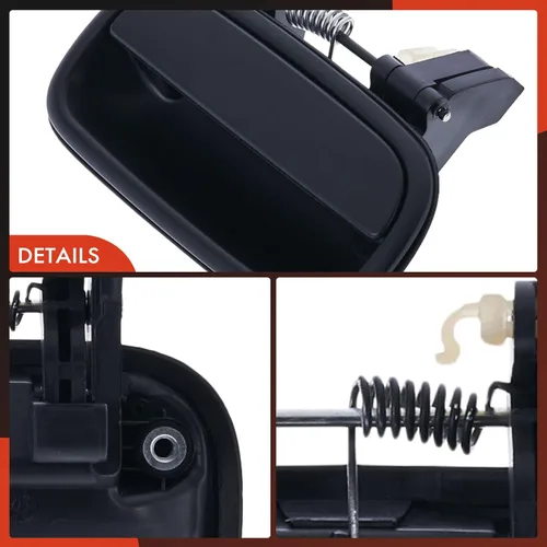 Miniatura 7 de A-Premium Manija de puerta exterior trasera izquierda del lado del conductor compatible con Toyota Tundra 2000-2003, Tundra 2004-2006 Extended Cab