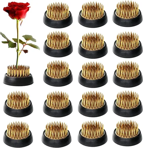 Miniatura 10 de 10 piezas Kenzan 34mm/1.34inch Diámetro Floral Pin Frog Ikebana Arreglista de flores titular 10