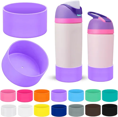 Miniatura 17 de 2 botas protectoras de silicona compatibles con Owala Kids de 16 onzas y 14 onzas, accesorios para 12 onzas, antideslizantes, resistentes a