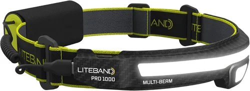 Miniatura 8 de OPTIMAL VENTURES LITEBAND PRO - Linterna frontal LED recargable multihaz, 1000 lúmenes, haz ancho de 210° + punto enfocado, compatible con casco
