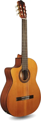 Cordoba C5-CE CD Lefty Cutaway Acústico-Eléctrica Guitarra de Cuerda de Nailon, Serie Iberia