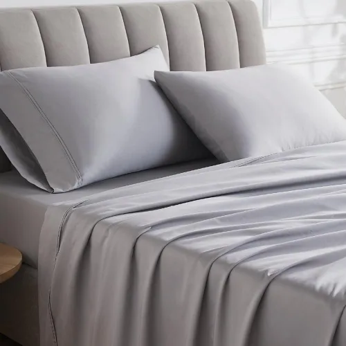 Miniatura 13 de Linen Closet Juego de sábanas de 1000 hilos de algodón egipcio de 4 piezas, 100% satén de algodón, ropa de cama de lujo con bolsillo profundo de 18
