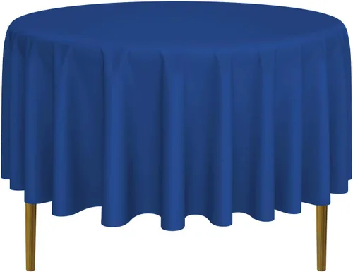 Miniatura 28 de Lann's Linens - 10 manteles redondos de tela de poliéster para bodas/banquetes/restaurantes (varios colores y tamaños)
