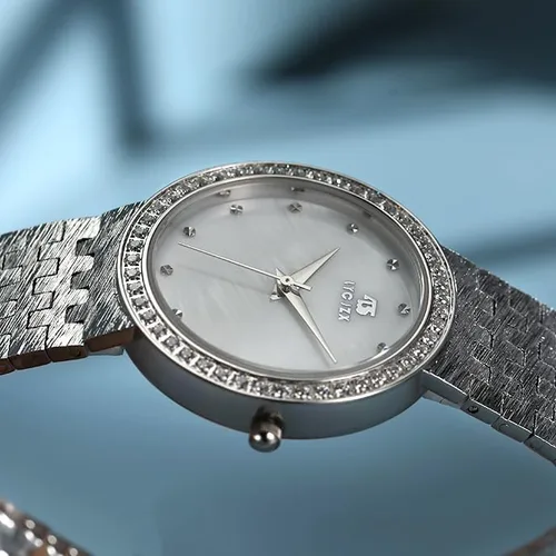 Miniatura 6 de Relojes para mujer, reloj de enfermera, impermeable, para mujer, pulsera de muñeca, simple, dorado, elegante, impermeable, reloj de cuarzo