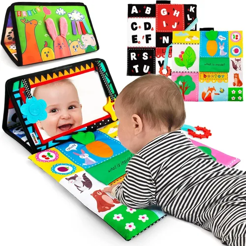 beetoy Juguete sensorial para el tiempo boca abajo para bebé, juguete sensorial para recién nacido de 0 a 3 meses, desarrollo cerebral del bebé con