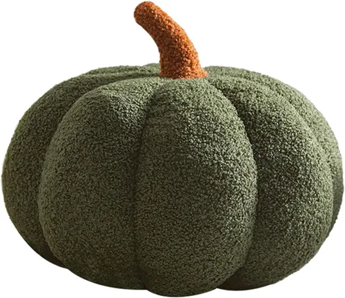 Miniatura 6 de Almohada de calabaza 3D para abrazar, peluche de calabaza esponjosa, almohada de calabaza para sofá, calabaza para decoración del hogar, Halloween