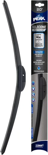 Miniatura 10 de PEAK Silicone Platinum - Limpiaparabrisas delantero de 13 pulgadas, limpiaparabrisas de repuesto con conector universal, paquete de 1 unidad