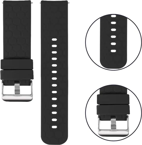 Miniatura 3 de Pulseras compatibles con Michael Kors Access Sofie/Sofie HR/Runway Smart Watch, correa de reloj de 0.709 in de ancho correas de silicona