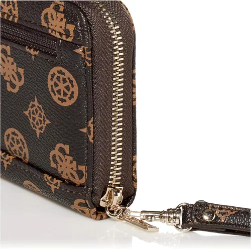 Miniatura 4 de GUESS Sandrine - Cartera grande con cremallera para mujer