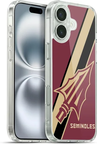 Miniatura 104 de Head Case Designs Funda de gel suave FSU Seminoles de la Universidad Estatal de Florida con licencia oficial compatible con Apple iPhone 13 Pro Max