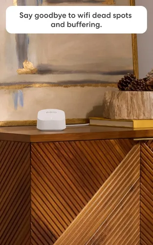 Miniatura 3 de Router wifi de malla Amazon eero 6+ con 1 mes gratis de eero Plus (se renueva automáticamente). Cobertura de hasta 1500 pies², conecta más de 75