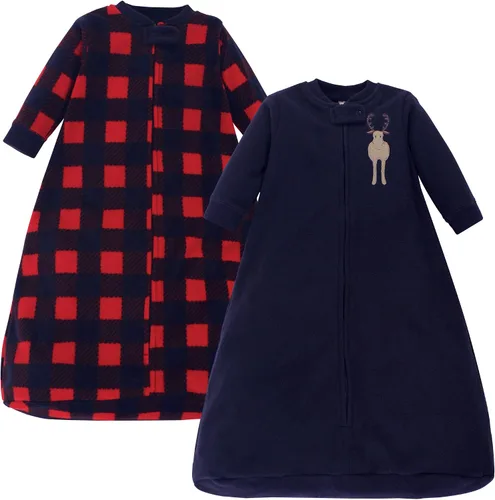 Miniatura 3 de Hudson Baby - Saco de dormir unisex de manga larga para bebé de forro polar Árbol de Navidad