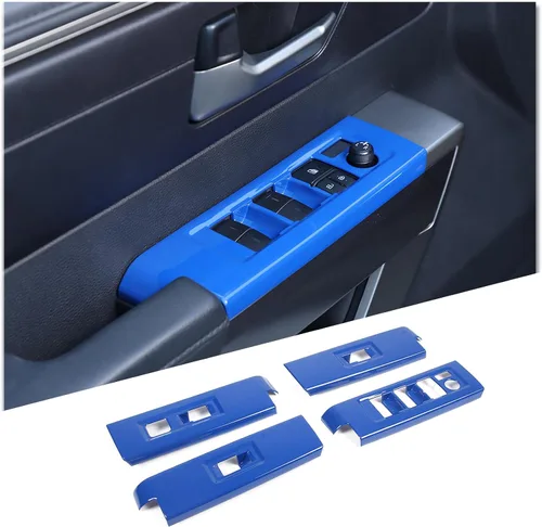 Miniatura 20 de Cubierta protectora para panel de botón de elevación de ventana de puerta de automóvil compatible con Toyot@Tundra/Sequoia 2022-2024, cubierta