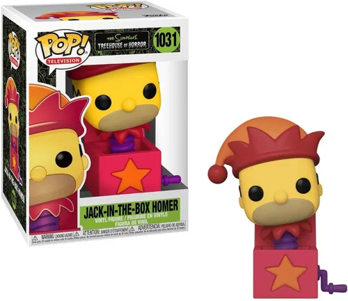 Funko Pop! Animación: Los Simpsons - Homer Jack-in-The-Box, Multicolor