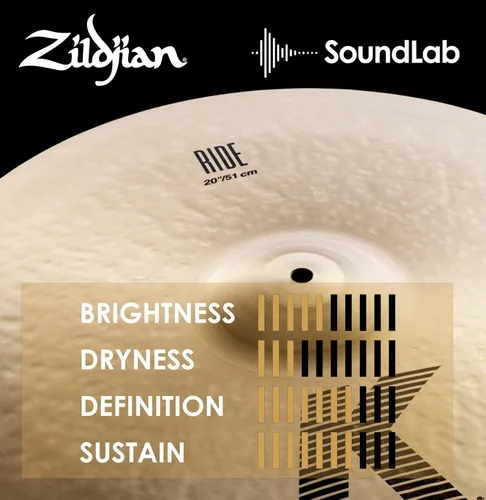 Miniatura 5 de Zildjian Serie K - Platillo ride de 20 pulgadas (50,8 cm)