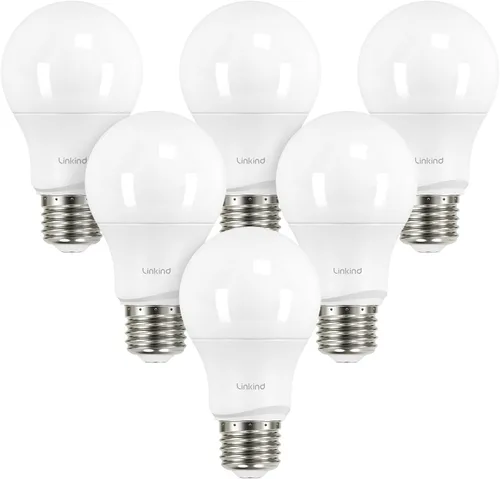Miniatura 13 de Linkind - Bombillas LED A19 atenuables, equivalente a 40 W, base E26, luz blanca suave de 2,700 Kelvin, 5.7 W, 460 lúmenes, CRI80+, 120 V