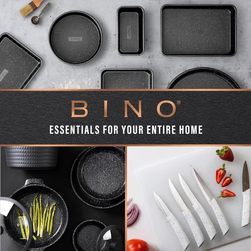 Miniatura 9 de BINO l Cestas de Almacenamiento de Plástico, Medianas - Gris LA COLECCIÓN THE BLOSSOM l Contenedor Multiusos Organizador l Con Manija Integrada l