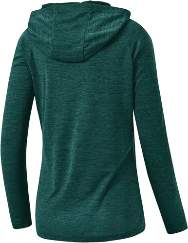Miniatura 2 de TBMPOY - Camiseta de manga larga y capucha con protección solar FPU 50 + para mujer, para pesca, senderismo, salidas al aire libre, camiseta ligera