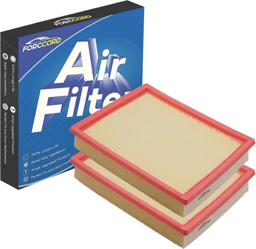 Miniatura 14 de Filtro de aire de motor CA12404 se adapta a 19-26 Chevrolet Silverado 1500/GMC Sierra 1500 21 22 23 24 25 26 Tahoe/Suburban/GMC Yukon Filtro de aire