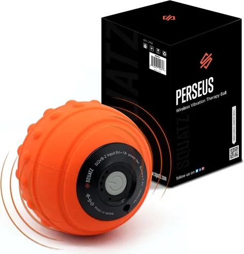 Miniatura 8 de SQUATZ Peanut - Pelota de masaje vibratoria inalámbrica, 3 niveles de intensidad de vibración, 2 a 5 horas de vida útil, portátil y recargable