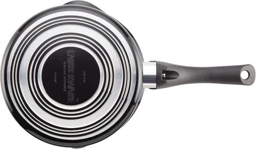 Miniatura 6 de Farberware Glide - Sartén antiadherente de cerámica de cobre con tapa, 3 cuartos de galón, color negro