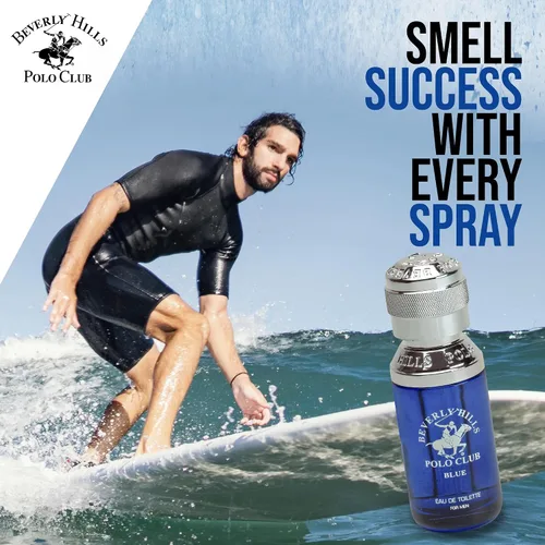 Miniatura 6 de Beverly Hills Polo Club Blue for Men Eau de Toilette - Aroma acuático fresco, fragancia de larga duración, 1.7 onzas líquidas