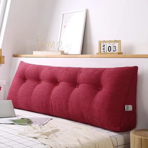 Miniatura 10 de Almohadas de TV para sentarse en la cama para adultos para sofá cama con funda extraíble, regalos para mamá