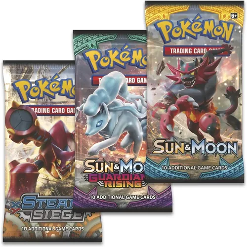 Miniatura 3 de Pokemon TCG: Poke Ball Tin Red - Paquete de 3 Booster con 1 moneda