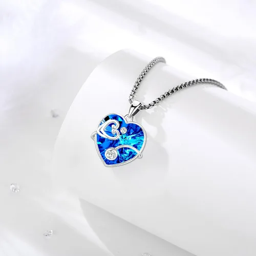 Miniatura 153 de Collar de alas de ángel de plata de ley 925, ángel de la guarda, enfermera RN caduceo, dije de ángel de cristal, joyería de regalo para mujer