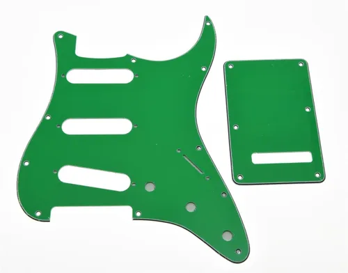 Miniatura 24 de KAISH - Golpeador de 11 agujeros estilo ST/Strat SSS con placa trasera ST y cubierta de trémolo para Stratocaster de EE. UU./México/Strat en perla