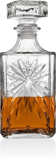 Miniatura 6 de Decantador de Whisky para Licor Escocés Bourbon o Vino - 25.4 fl oz